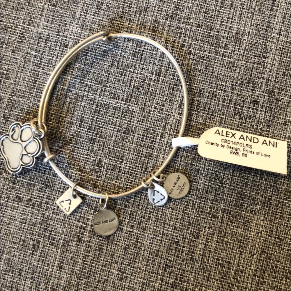 Alex and Ani Prints of love bracelet